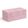 INFURNIC Sofas Modular Kids Sofa Bed Convertible Play Couch for Creative Fun in Playroom, Pink, 40"*20"*16" - 3 of 4