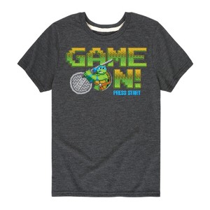 Boys' - Teenage Mutant Ninja Turtles - Game On Leo Short Sleeve Graphic T-Shirt - 1 of 4