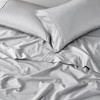 Grey Sateen Twin-XL 3pc Sheet Set - Levtex Home - image 3 of 4