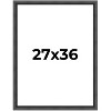 PosterPalooza | Refined Black Picture Frame - UV Acrylic, Foam Board Backing, Hanging Hardware - 2 of 4