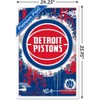 Trends International NBA Detroit Pistons - Maximalist Logo 23 Framed Wall Poster Prints - 3 of 4