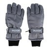 CTM Kids' Solid Color Winter Ski Glove with Wrist Strap by Wootie - 2 of 3