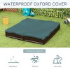 Dexmalle Kids Outdoor Sandbox with Cover Garden Bed - 3 of 4