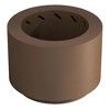 Outsunny Smokeless Fire Pit, 19" Wood Burning Firepit with Poker, Stainless Steel - 4 of 4