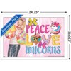 Trends International Jojo Siwa - Peace Love Unicorns Framed Wall Poster Prints - 3 of 4