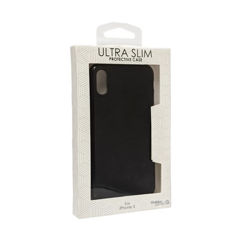 Gabba Goods Ultra Slim Gel Case For Iphone Xs/x - Black : Target