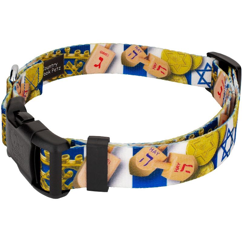 Country Brook Design Deluxe Happy Hanukkah Dog Collar Limited Edition - Made In the U.S.A., 2 of 6