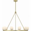 Crystorama Lighting Aragon 10 - Light Chandelier in  Soft Brass - 3 of 4