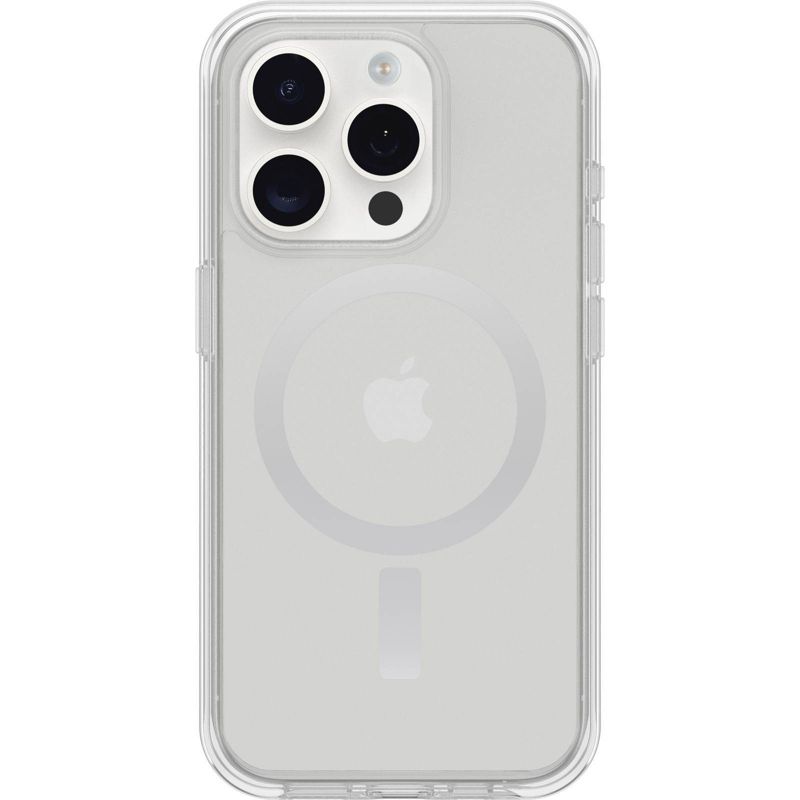 OtterBox Apple iPhone 15 Pro Symmetry Series Clear Case with MagSafe - Clear, 1 of 6