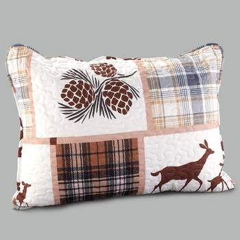 The Lakeside Collection Lodge Plaid Quilted Bedding