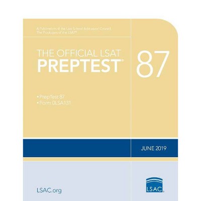 The Official LSAT Preptest 87 - (Official LSAT PrepTest) by  Law School Council (Paperback)