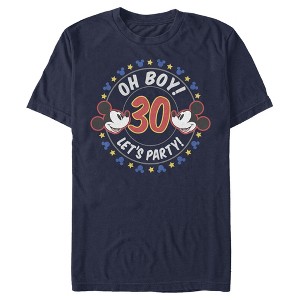 Men's Mickey & Friends 30th Birthday Let's Party T-Shirt - 1 of 4