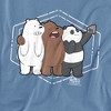 We Bare Bears Selfie Adult T-Shirt - 2 of 4