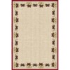Coolmee Christmas Washable Area Rug Non-Slip Low Pile Boho Carpet for Bedroom Living Room Kitchen Nursery - 3 of 3