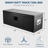 Industrial Steel Truck Tool Box w/Gas-Shock Lid,Pry-Resistant Security & Weatherproofing Toolbox Organizer - 3 of 4