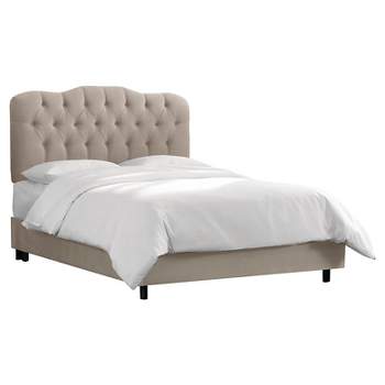 Skyline Furniture Seville Microsuede Upholstered Bed