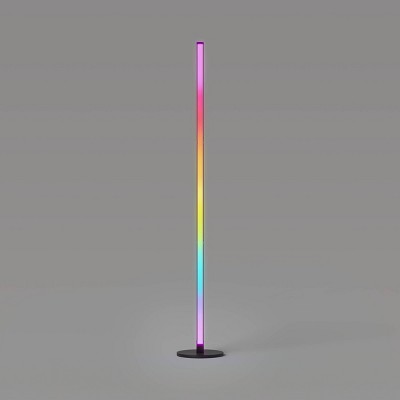 Oft Light retailer Floor Lamp，Simple Design Morden Slim RGB 7 Color Changing LED