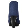Allegra K Women's Round Toe Block Heels Chelsea Ankle Boots - 4 of 4