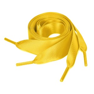 INSPIRE CHIC Women's Flat Ribbon Solid Color Sneakers Shoelaces 2 Pairs - 1 of 4