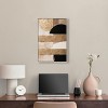 Art Remedy Sunny Cloudy Gold Brown Earthy Abstract Wall Art Framed - 3 of 4