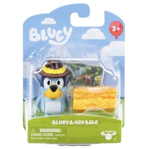 Story Starters Bluey Figure Toy, Including 3-Inch Figure & Accessory, Bluey And Hay Bale, For Kids Ages 3 & Up - 1 of 1