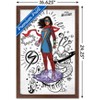 Trends International Marvel Ms. Marvel - Doodles Framed Wall Poster Prints - 3 of 4