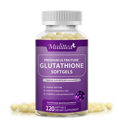 Alliwise Liposomal Glutathione Supplement 400mg - Natural Liver Detox & Antioxidant Support - Vegan, Non-GMO, Gluten-Free - 120 Ct