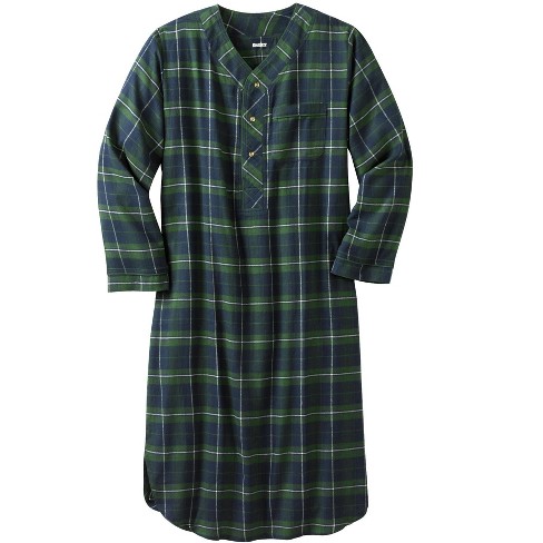 Kingsize Men's Big & Tall Jersey Knit Plaid Pajama Set - Big - 6xl, Navy Plaid  Blue : Target