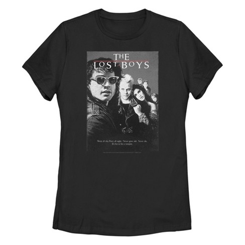 Women's The Lost Boys Black and White Poster T-Shirt - image 1 of 4