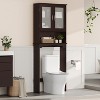 Yaheetech Modern Free-Standing Over-the-Toilet Storage with Cabinet and Shelf for Bathroom - 2 of 4