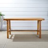 Gulches Miami Style Outdoor Patio Picnic Dining Table - 2 of 4