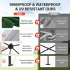 13x13 FT Gazebo Tent, Outdoor Canopy Tent with Mosquito Netting, Double-Layer Pop Up Canopy for Backyard & Patio, Weather-Resistant Pergola - 4 of 4