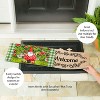 Evergreen Geranium Gnome Sassafras Indoor Outdoor Switch Doormat 1'10"x10" Multicolored - 3 of 4