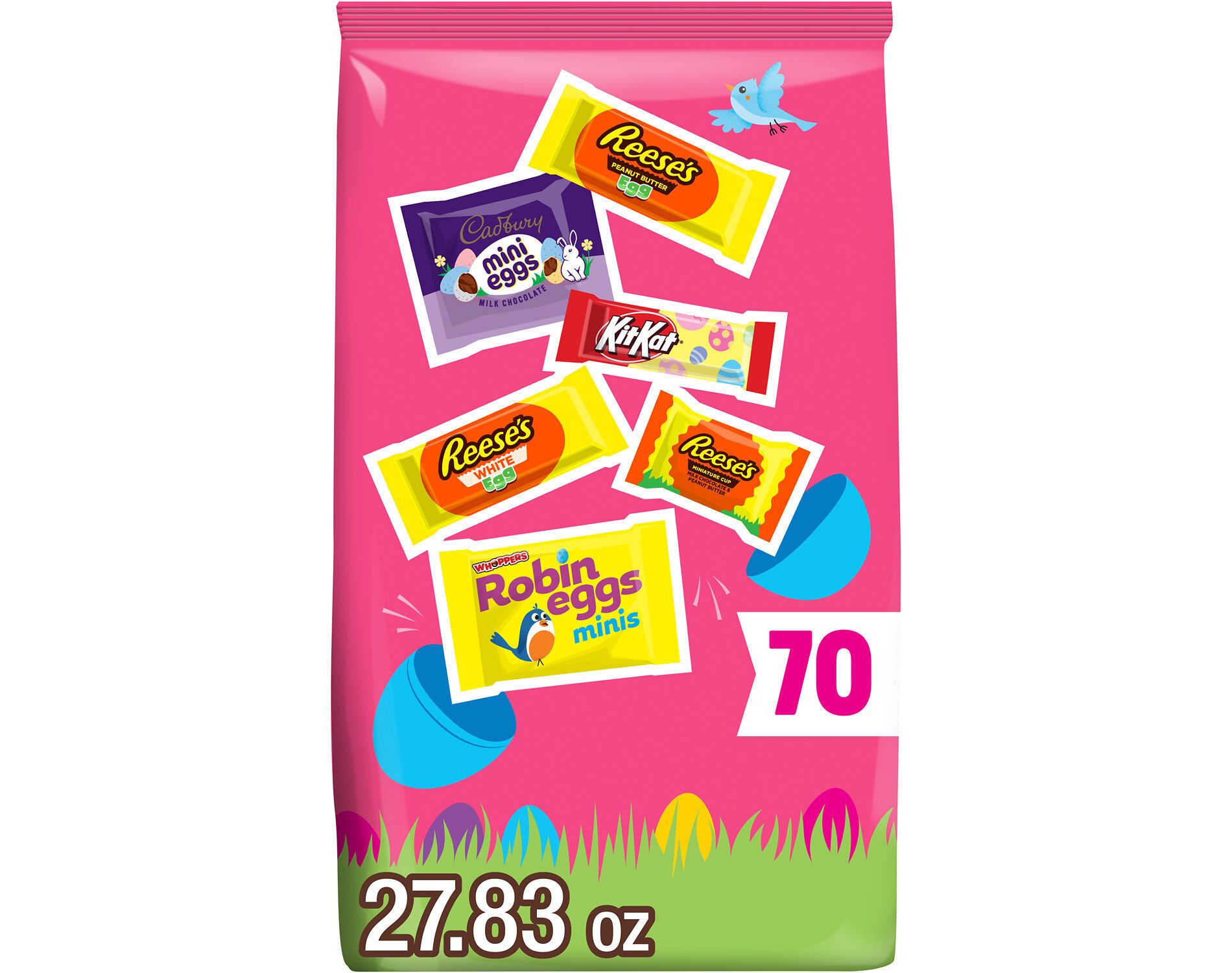 HERSHEY'S Egg Hunt Assorted Easter Candy - 27.83oz/70pc