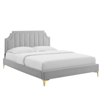 Modway Sienna Performance Velvet Twin Platform Bed
