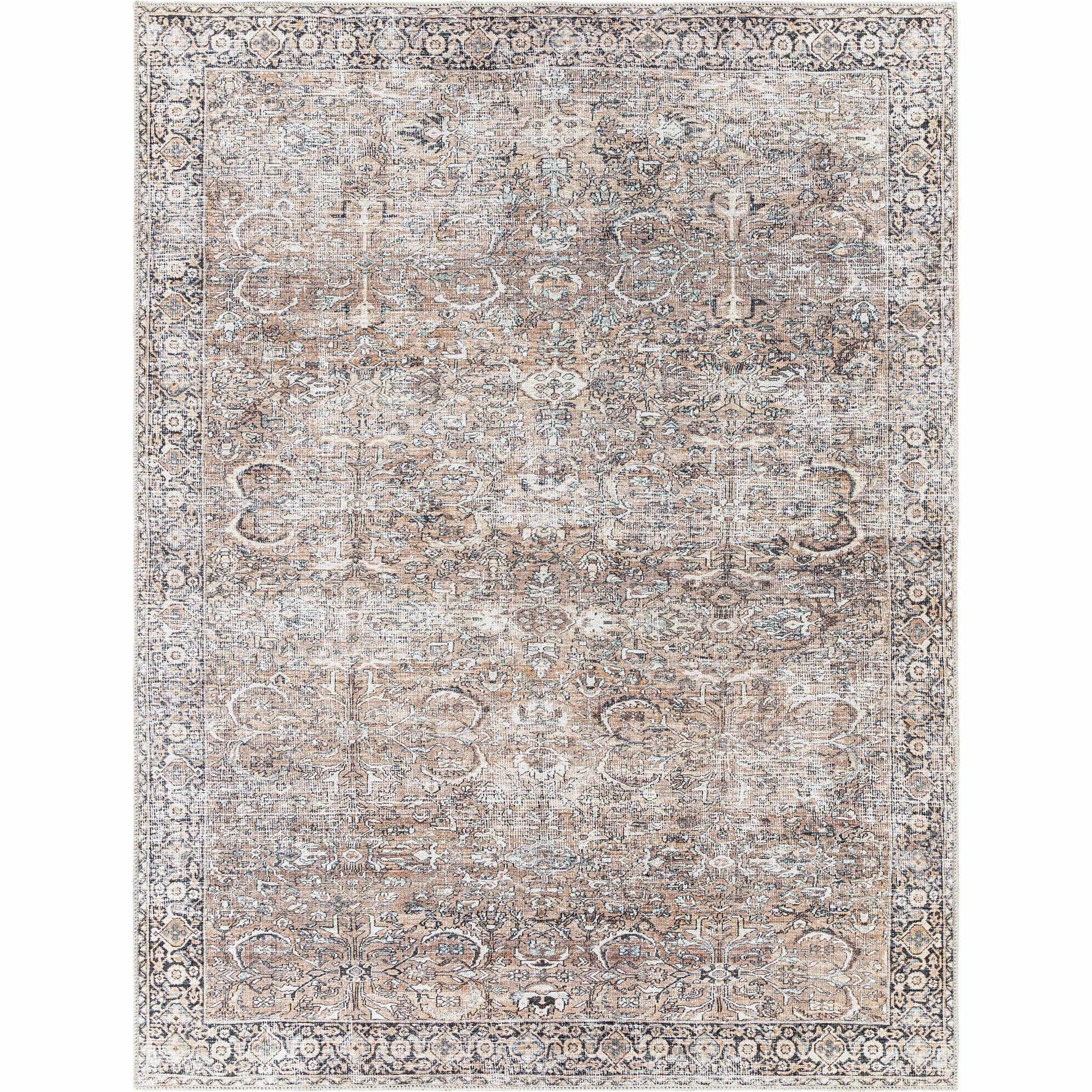 Hauteloom Rectangle Area Rug   Dark Brown