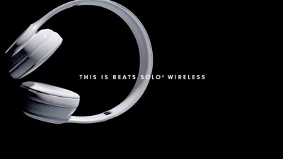 Beats by Dr. Dre Solo3 On-Ear Sound Isolating Bluetooth Headphones - Gloss  White