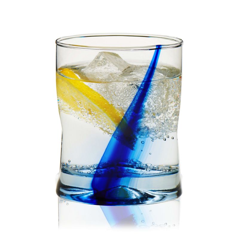 Libbey Blue Ribbon Impressions Rocks Glasses, 12.5-ounce, Set of 8, 1 of 8