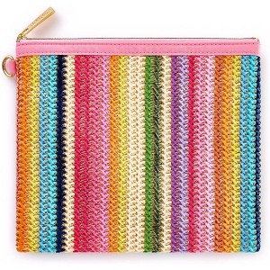 Packed Party Bring On the Fun Luxe Woven Everything Pouch, Makeup Bag, Travel Bag, Cosmetic Bag for Women - 1 of 1
