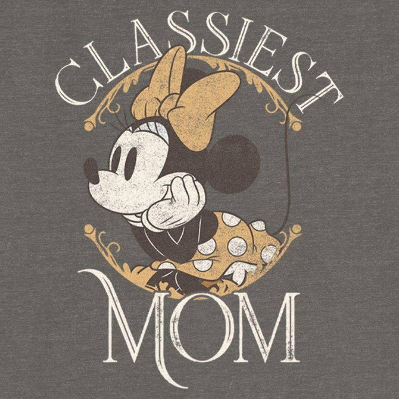 Junior's Women Minnie Mouse Classiest Mom Sweatshirt, 2 of 5