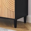 Sideboard Buffet Cabinet, 39'' Storage Cabinet with 2 Doors and Adjustable Shelves, Freestanding Coffee Bar Cabinet for Living Room Kitchen Hallway - 3 of 4
