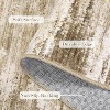 Modern Abstract Runner Rug Machine Washable Non-Slip Low Pile Carpet, No-Shedding Stain-Resistant Accent Rug for Hallways Kitchen Bedside - 4 of 4