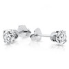 Pompeii3 1/3 ctw 14k White Gold Diamond Stud Earrings - 3 of 4