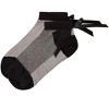 Memoi Sheer Satin Bow Anklet - 4 of 4