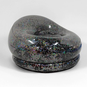 Celestial Garden Blow Up Chair Black/Silver - 1 of 4