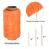 Unique Bargains Wear-Resistant Polyester Embroidery Waxed Thread with Needles - 2 of 4