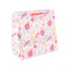 Square Floral Gift Bag with Glitter - Spritz™: Multicolor Botanical Birthday Medium Gift Bag - 3 of 4