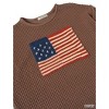 I am a Fashion Junky Zenana American Flag Crew Neck Sweater - 3 of 3