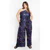 CITY CHIC | Women's Plus Size  Kira Print Jumpsuit - black - 22W - 2 of 4