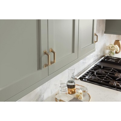 Champagne Bronze 4.5" Modern Cabinet Pull with Mounting Hardware
